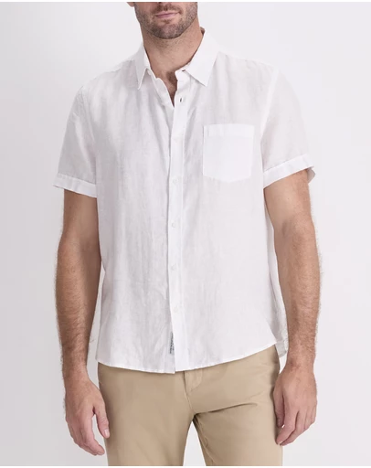 Sportscraft - Short Sleeve Linen Shirt