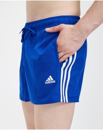 adidas Swim - 3-Stripes Short Length Swim Shorts