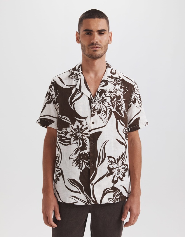 SABA - Salazar Short Sleeve Resort Print Shirt