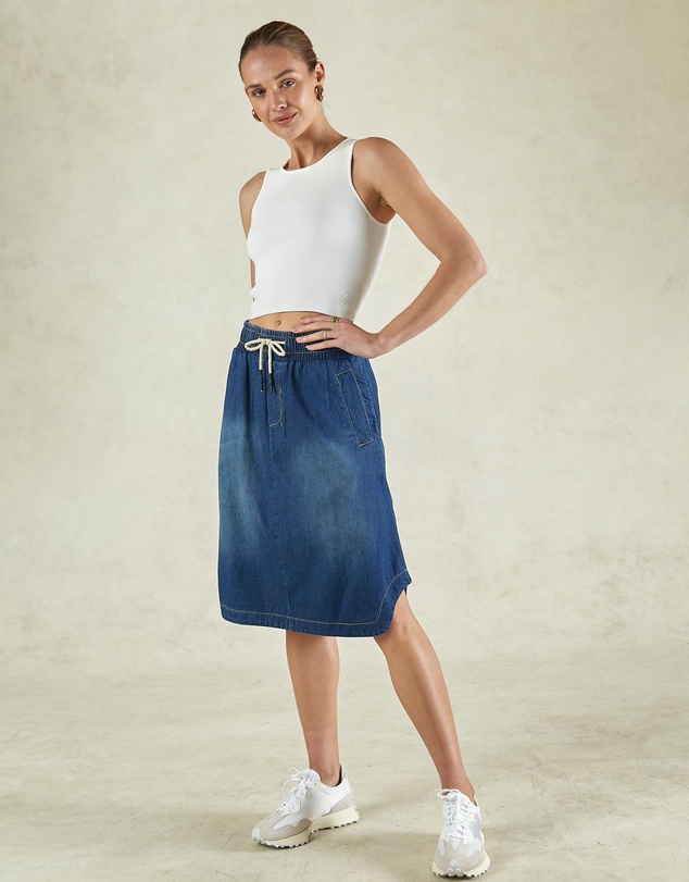 DRICOPER DENIM - Cecil Indigo Skirt
