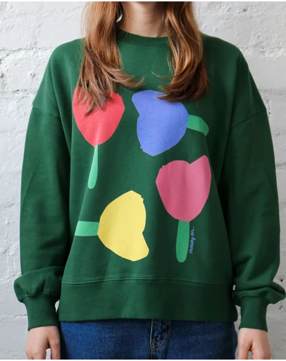 Mosey Me - Forget Me Not Sweater - Forest