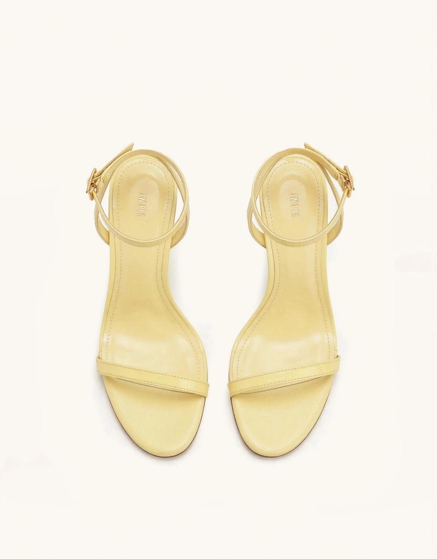 JW PEI - Alivia Gold Metal Heel Sandals