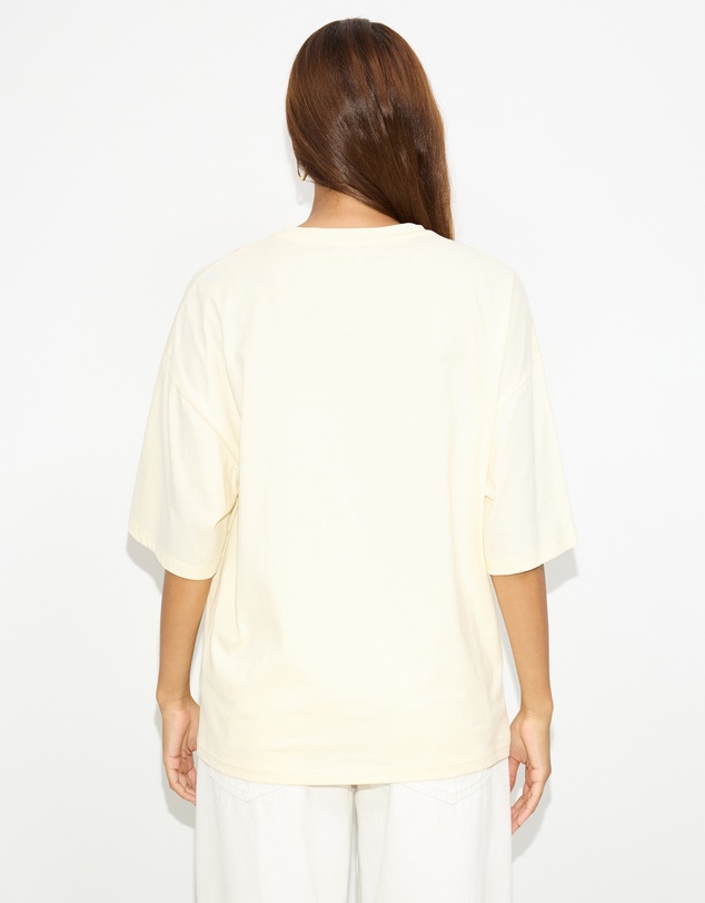Dazie - Olive You Oversized Graphic Tee