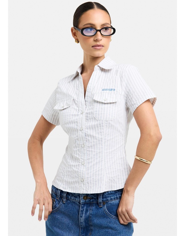 Insight - Blake Stripe Popper Shirt