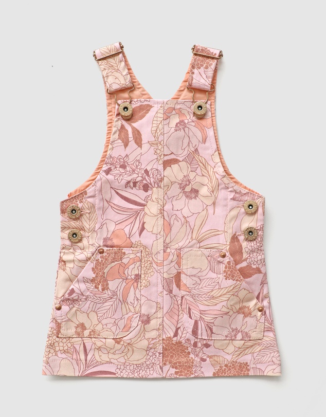 WITH LOVE FOR KIDS - Hazel Denim Pinafore Dress - Babies - Kids