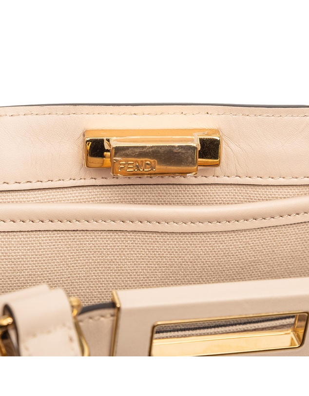 Pre-Loved by Azura Reborn - Pre-Loved Zucca Embroidered Canvas Peekaboo X Tote