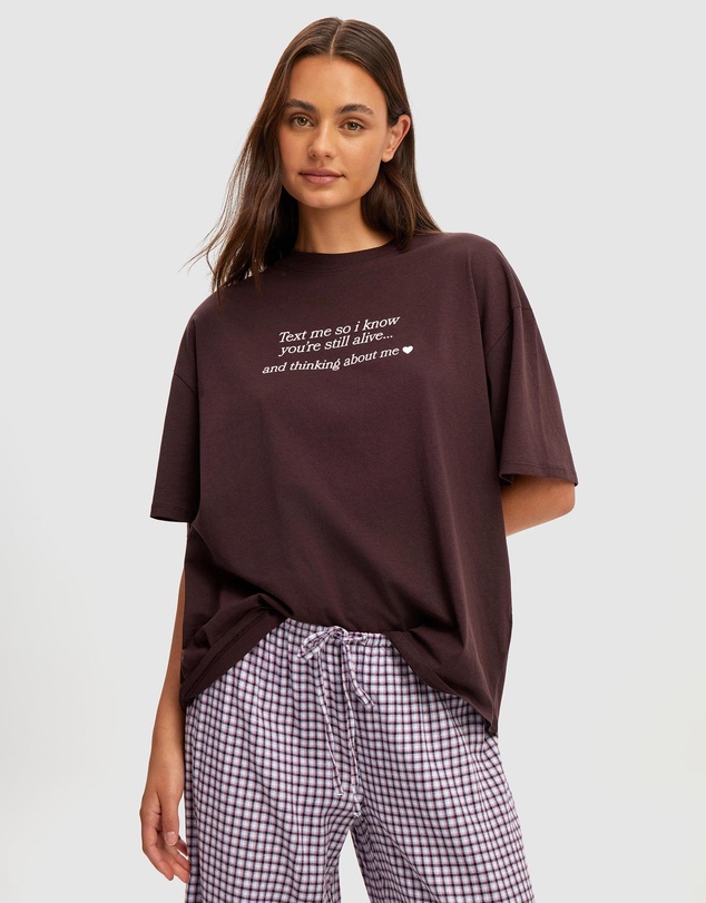 Cotton On Body - Oversized Lounge Graphic Tee