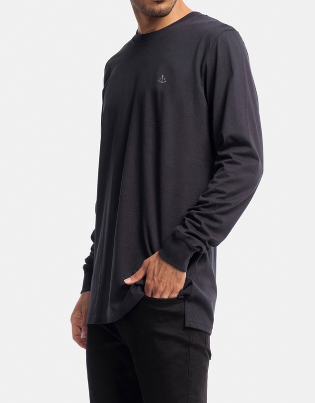 Stock & Co. - Stock & Co Anchor Embroidery Long Sleeve Tee