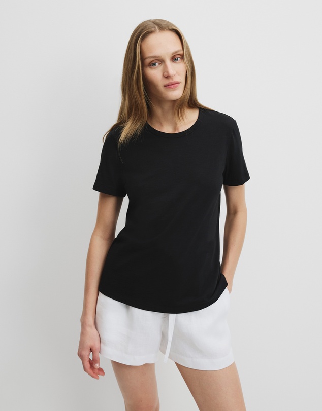 Country Road - Australian Good Earth Cotton Slub Short Sleeve T-shirt