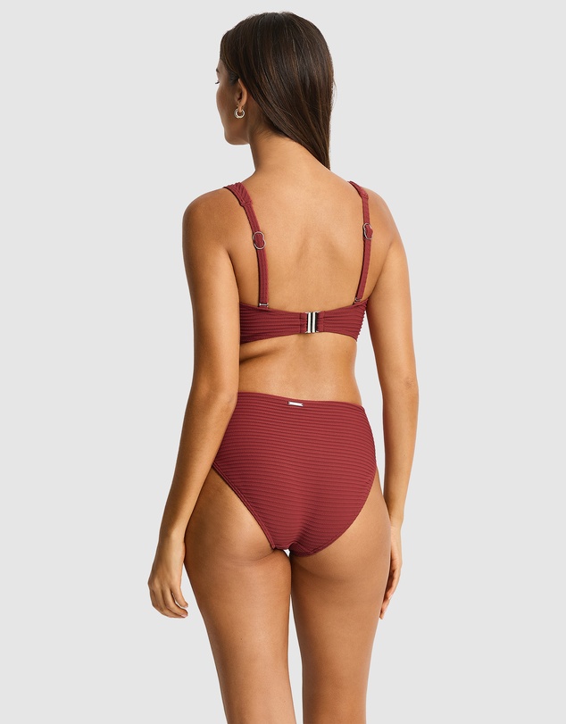 Sea Level Australia - Spinnaker Cross Front Multifit Bra Top