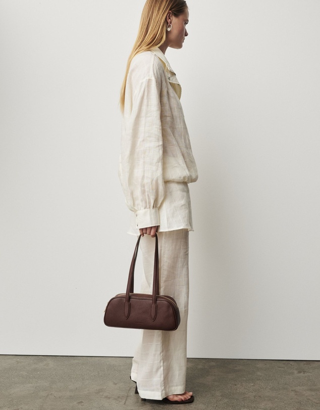 VESTIRSI - Vera Mahogany Baguette Bag