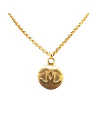 Pre-Loved by Azura Reborn - Pre-Loved CC Gold Plated Circle Pendant Necklace