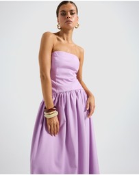 Pasduchas - Vera Strapless Midi Dress