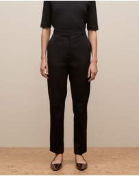 Trenery - Cotton Bi-stretch Pant in Black