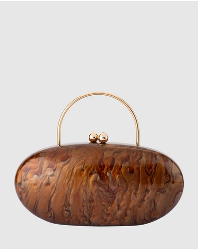 Olga Berg - Imelda Acrylic Top Handle