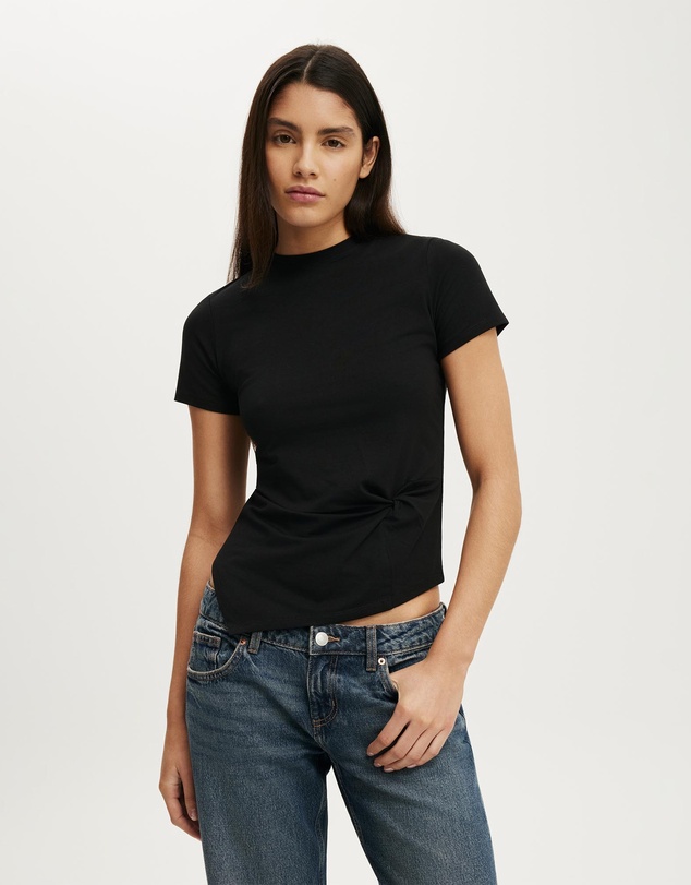 Cotton On - Twist Short Sleeve Tee