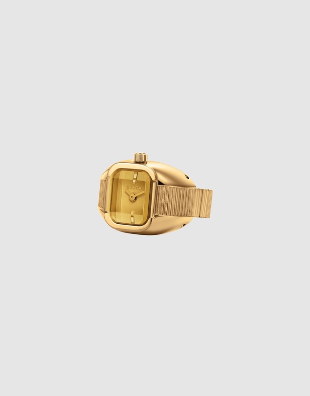 Breda - Nocturne Gold Expandable Ring Watch, 16MM
