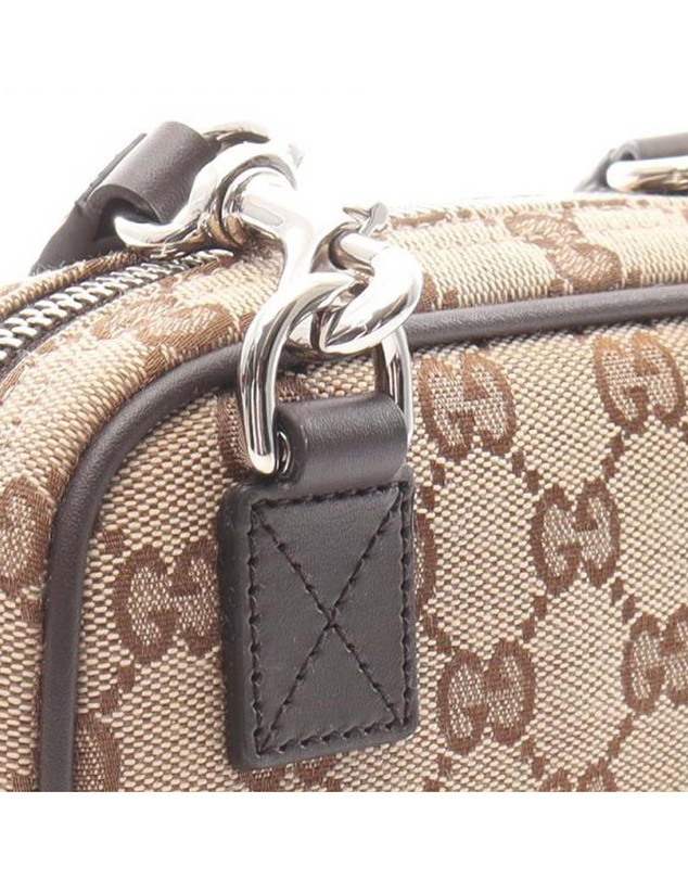 Pre-Loved by Azura Reborn - Pre-Loved Mini GG Canvas Web Crossbody