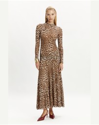 Bardot - Lea Printed Mesh Midi Dress
