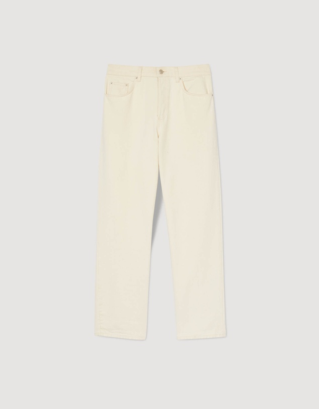 Sandro - Regular Ecru Jeans