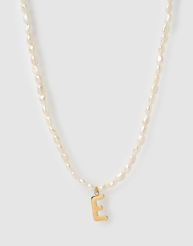 Arms Of Eve - Statement Letter Pearl Necklace