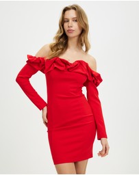 Romance by Honey and Beau - Aria Off Shoulder Dress