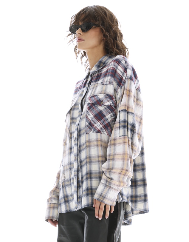 THE TALES - Patched Up Western Flannel Shirt