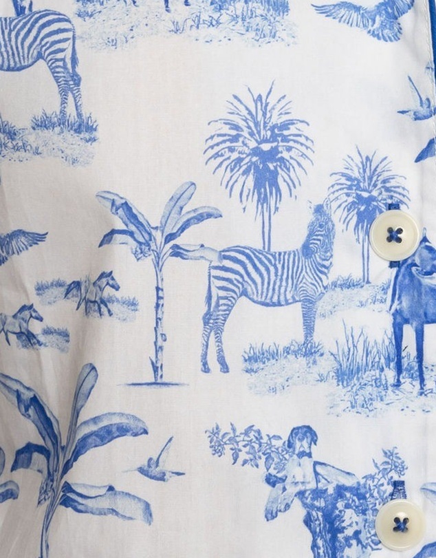 Sant And Abel - Women's Skydog Blue Short PJ Set