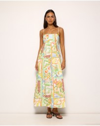 AERE - Lana Linen Maxi Dress