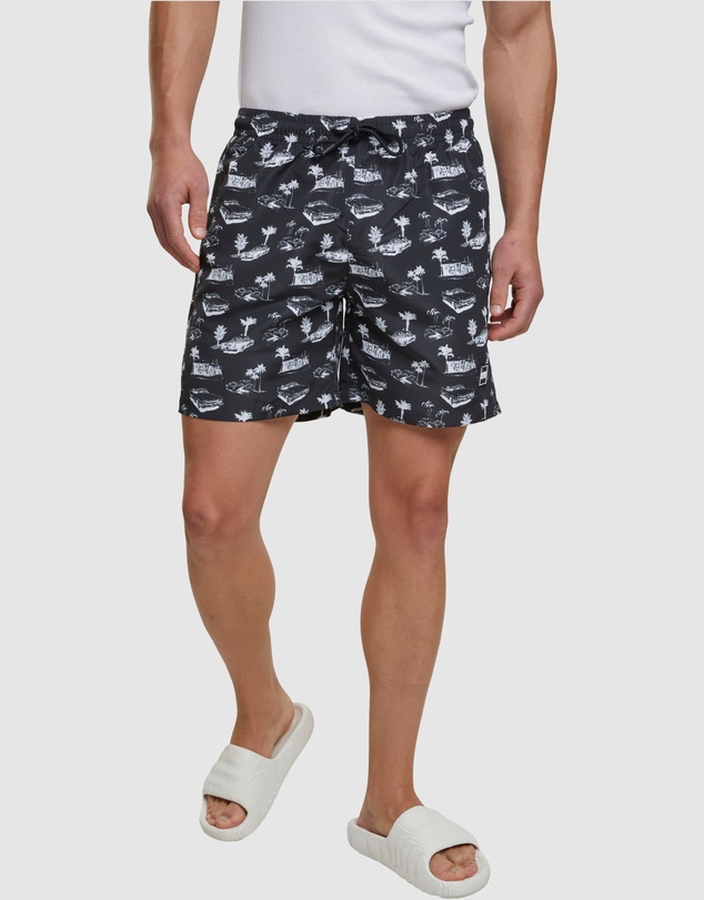 Urban Classics - Pattern Swim Shorts
