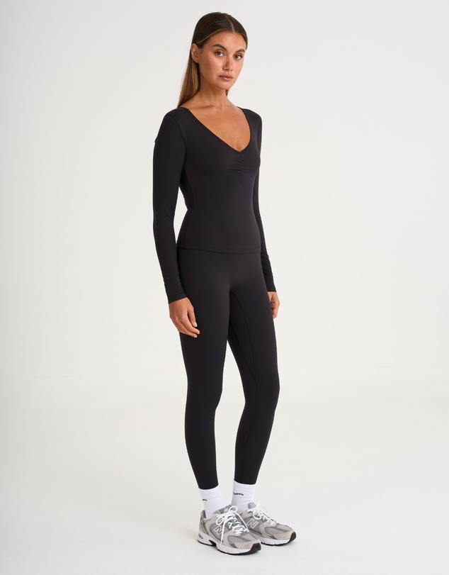 All Fenix - ALLFENIX CloudCore Lite Ruched V-Neck Long Sleeve
