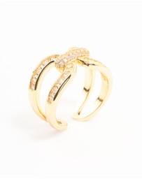 Lovisa - Gold Plated Bag Link Ring