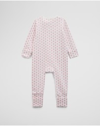 Country Road - Organically Grown Cotton Blend Logo Zip Jumpsuit