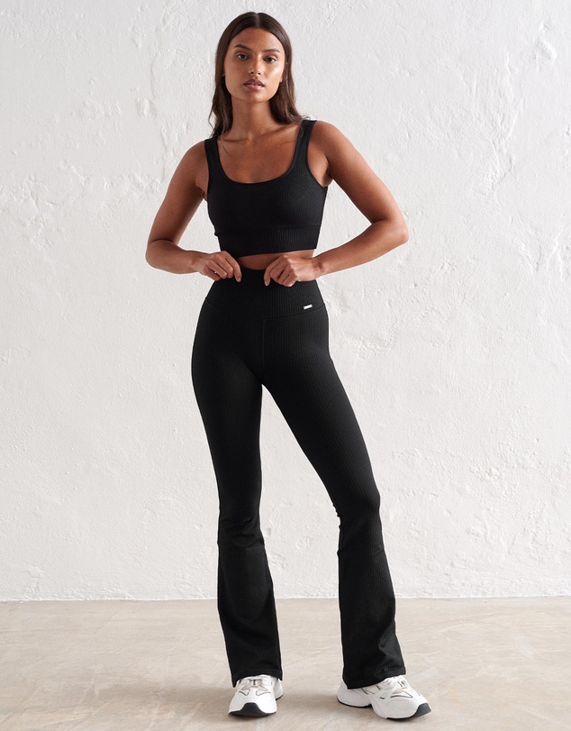 Aim'n - Ribbed Seamless Petite Flare Tights