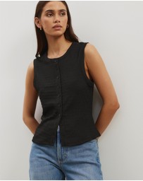Atmos&Here - Maris Textured Vest Top