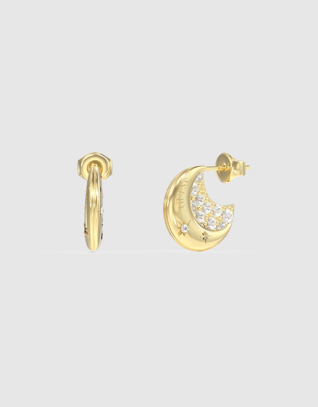 GUESS - Aurora Double Side Hoop Earrings