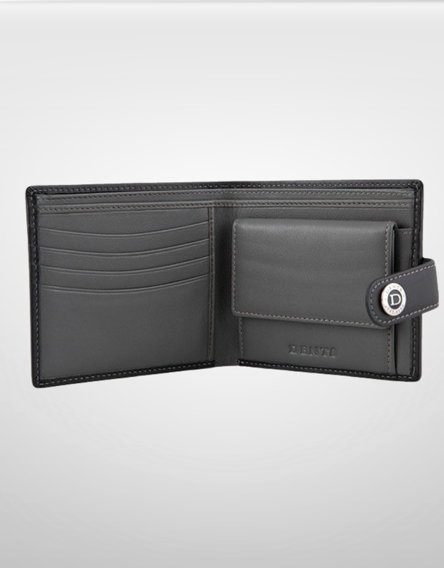 DENTS - Smooth Nappa Leather Bifold Wallet with RFID Blocking and Coin Purse