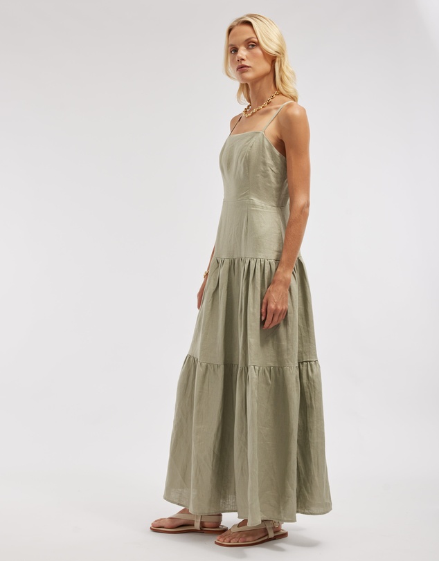 Amelius - Sorrento Linen Maxi Dress