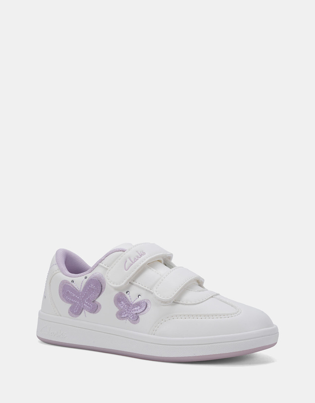 Clarks - Honor White/Lilac