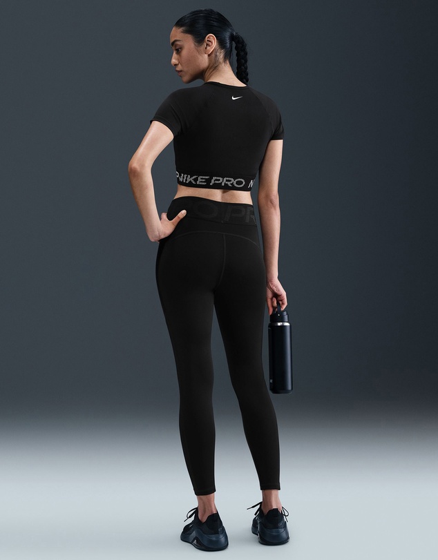 Nike - Pro Dri-FIT Short Sleeve Cropped Graphic Top