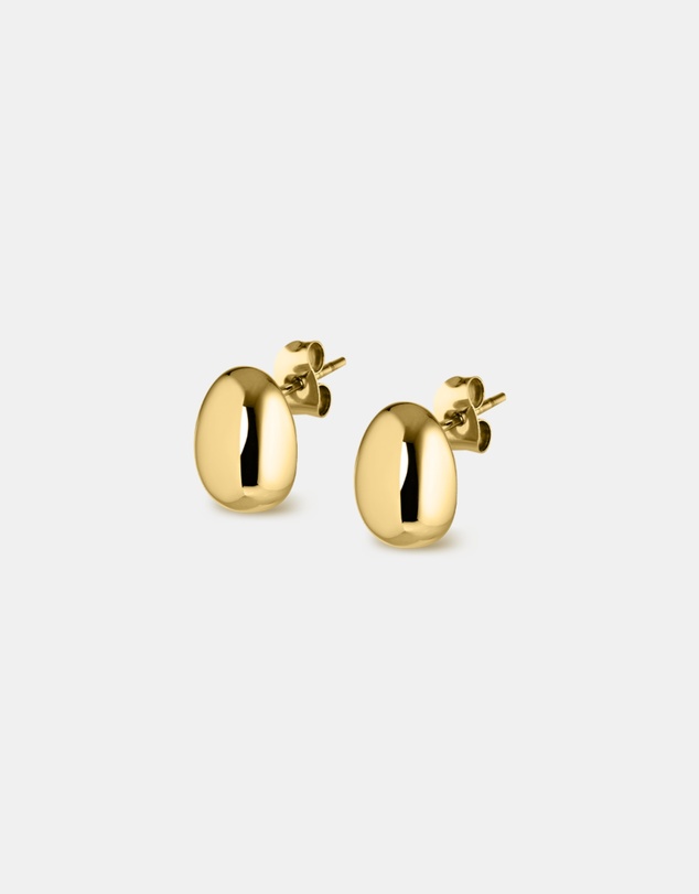 CENDRE - Bean Earrings 14K Gold
