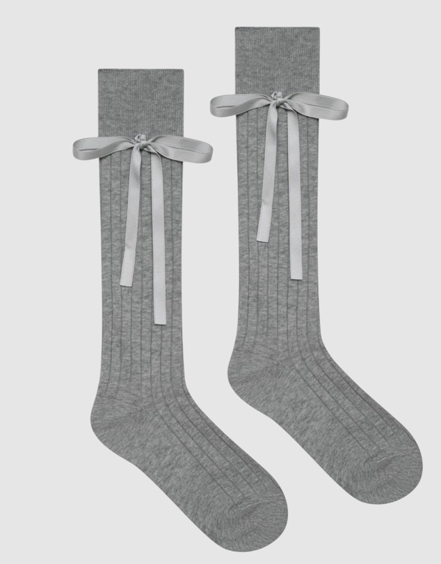 High Heel Jungle - Prima Cotton With Satin Ribbon Socks