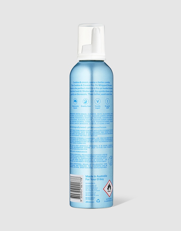 Allkinds - Cookies & Cream Whipped Shower Foam