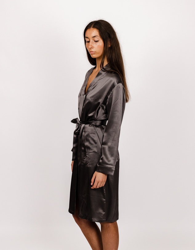SILK MAGNOLIA - Silk Robe Dressing Gown