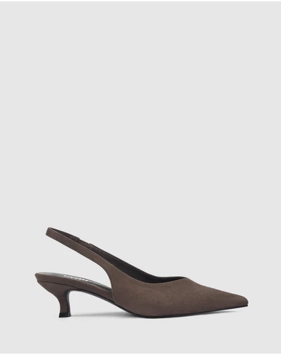 Verali - Lush Slingback Kitten Heels