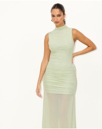 Dazie - Faye Mesh Maxi Dress