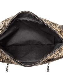 Pre-Loved by Azura Reborn - Pre-Loved Metallic Calfskin Intrecciomirage Chain Flap Crossbody