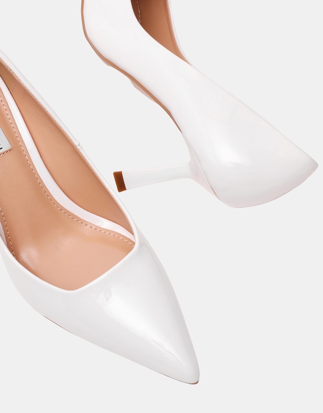 Steve Madden - Brynnn White Patent Heels