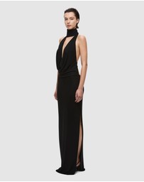 MISHA - The Cowl Neck Jersey Dress
