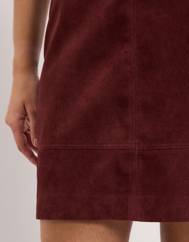 The Fated - Corina Suede Mini Skirt